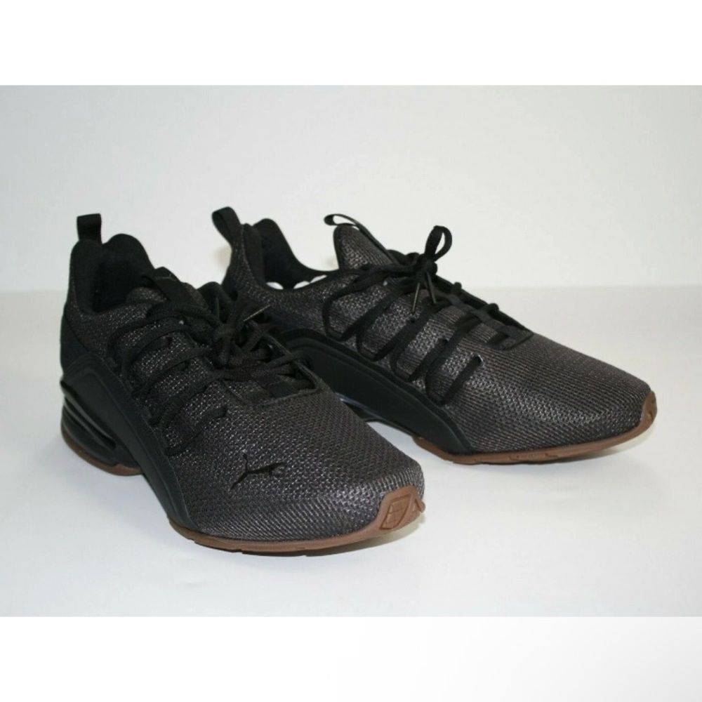 Puma Axelion Softfoam Optimal Comfort Black Athletic Shoes for Men Size 11 US